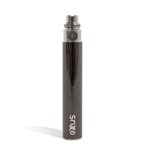 Gunmetal front view Exxus Vape 900 Cartridge Vaporizer on white studio background