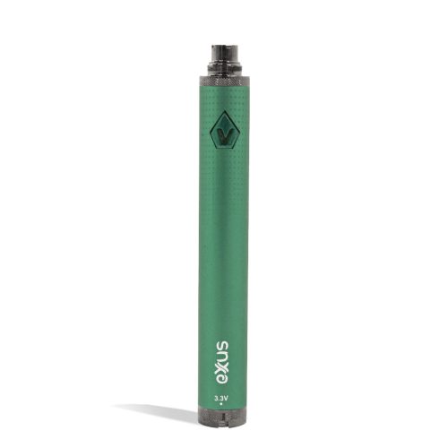 Cosmic Green front view Exxus Vape 1600 Cartridge Vaporizer on white background