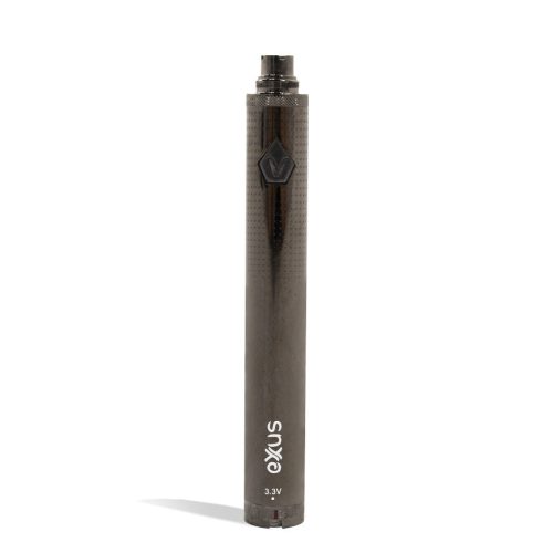 Gunmetal front view Exxus Vape 1600 Cartridge Vaporizer on white background