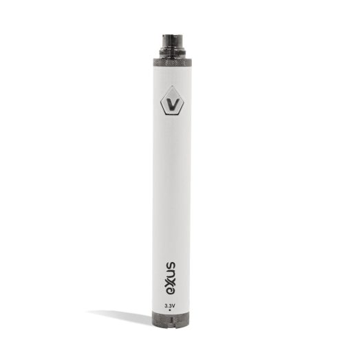 Pearl front view Exxus Vape 1600 Cartridge Vaporizer on white background